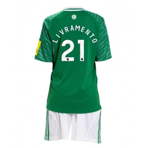 Fotbalové Dres Newcastle United Tino Livramento #21 Dětské Venkovní Oblečení 2025-26 Krátký Rukáv (+ trenýrky)